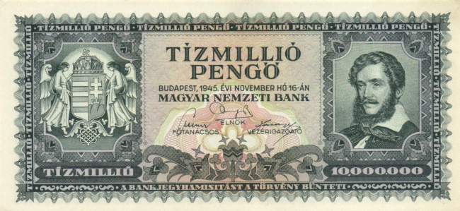 10.000.000 Pengö 1945